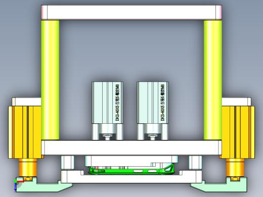 VT306-笔记本CNC工装夹具三维模型CNC4-0822俯视缩略图