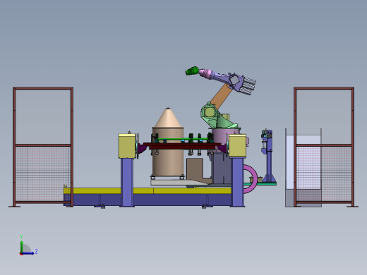 防撞杆焊接sw12可编辑左视缩略图