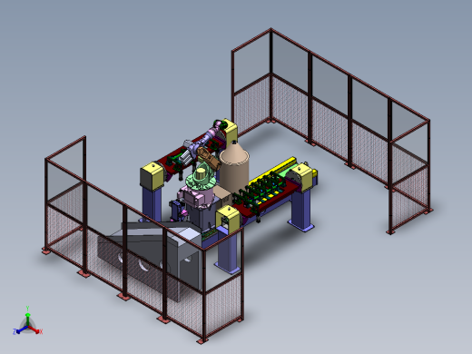 防撞杆焊接sw12可编辑正等轴测缩略图