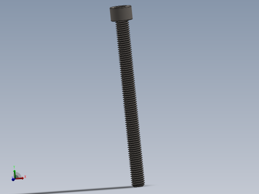 Screw_DIN_912_M8x100F_A2.SLDPRT公制内六角螺钉