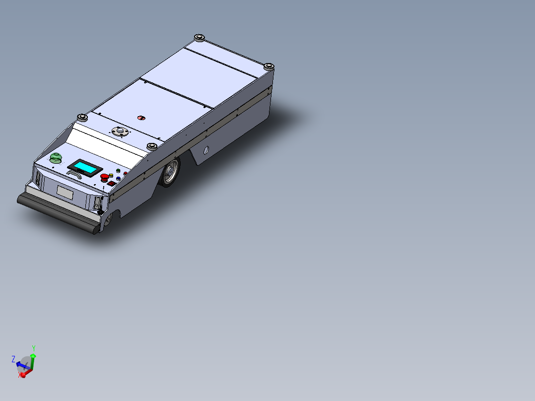 600Kg详细潜伏式牵引AGV