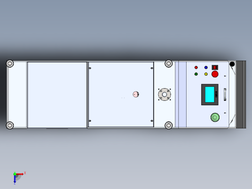 600Kg详细潜伏式牵引AGV俯视缩略图
