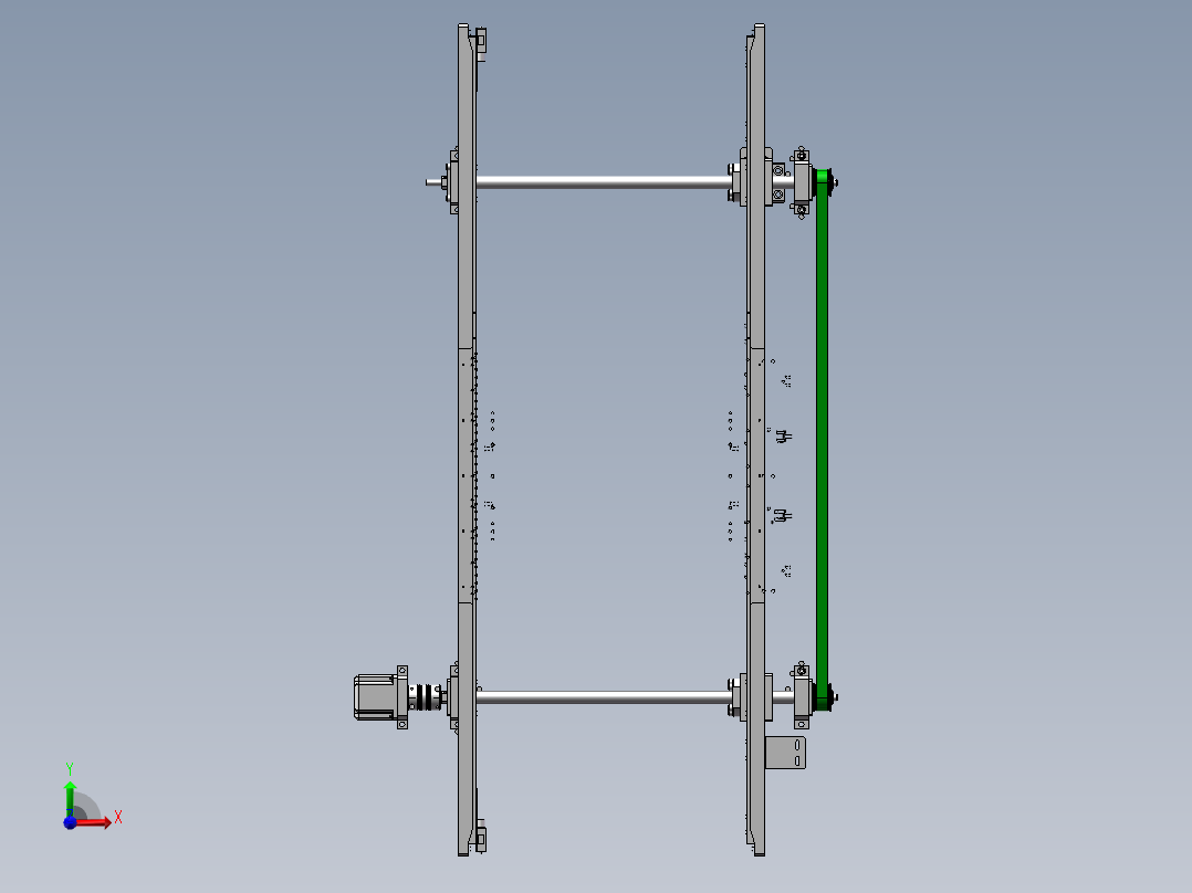 0.32米宽度可调双带输送机