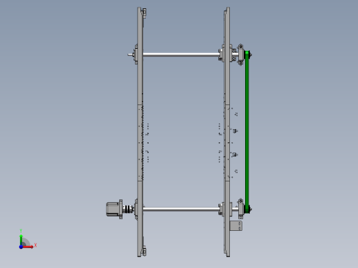 0.32米宽度可调双带输送机