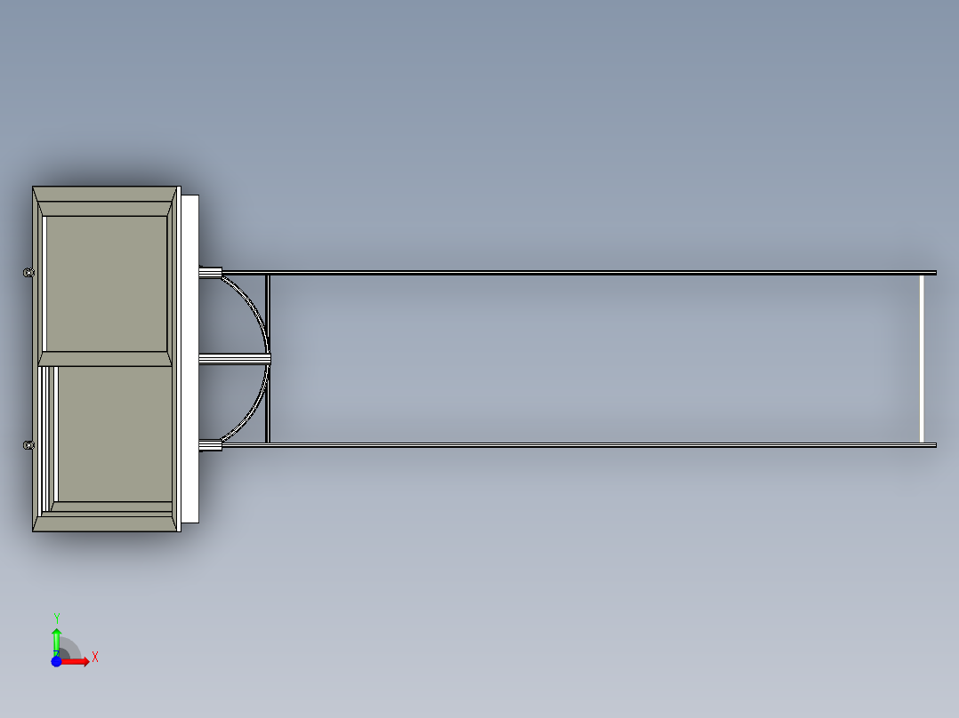窗户辅助安装神器前视图