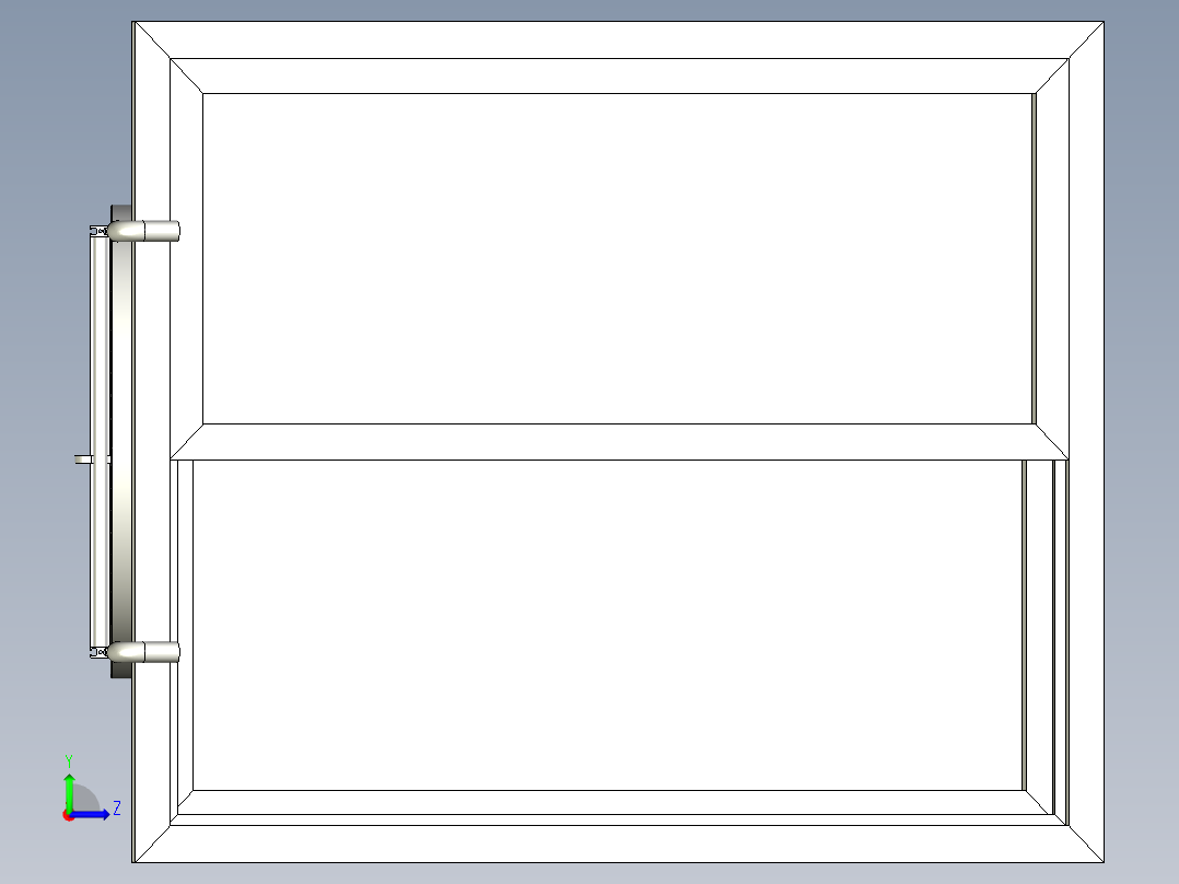 窗户辅助安装神器左视图