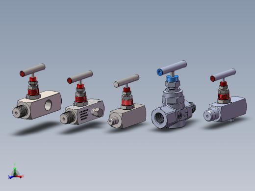 5款最全带放气塞的直列针阀