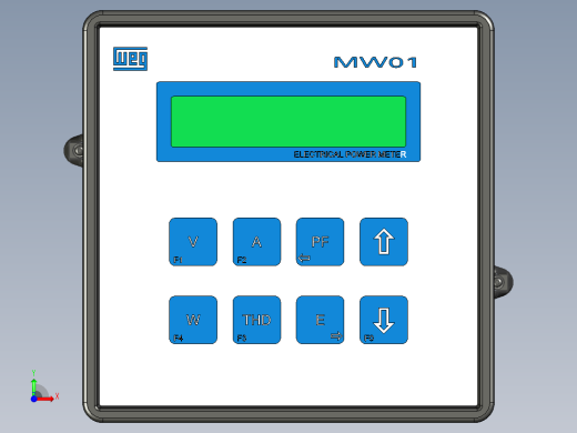 PFC控制器和万用表Weg Modelo MMW01前视缩略图