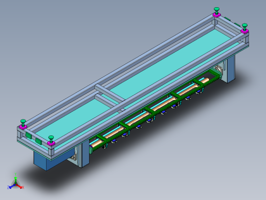 焊接工装夹具正等轴测缩略图