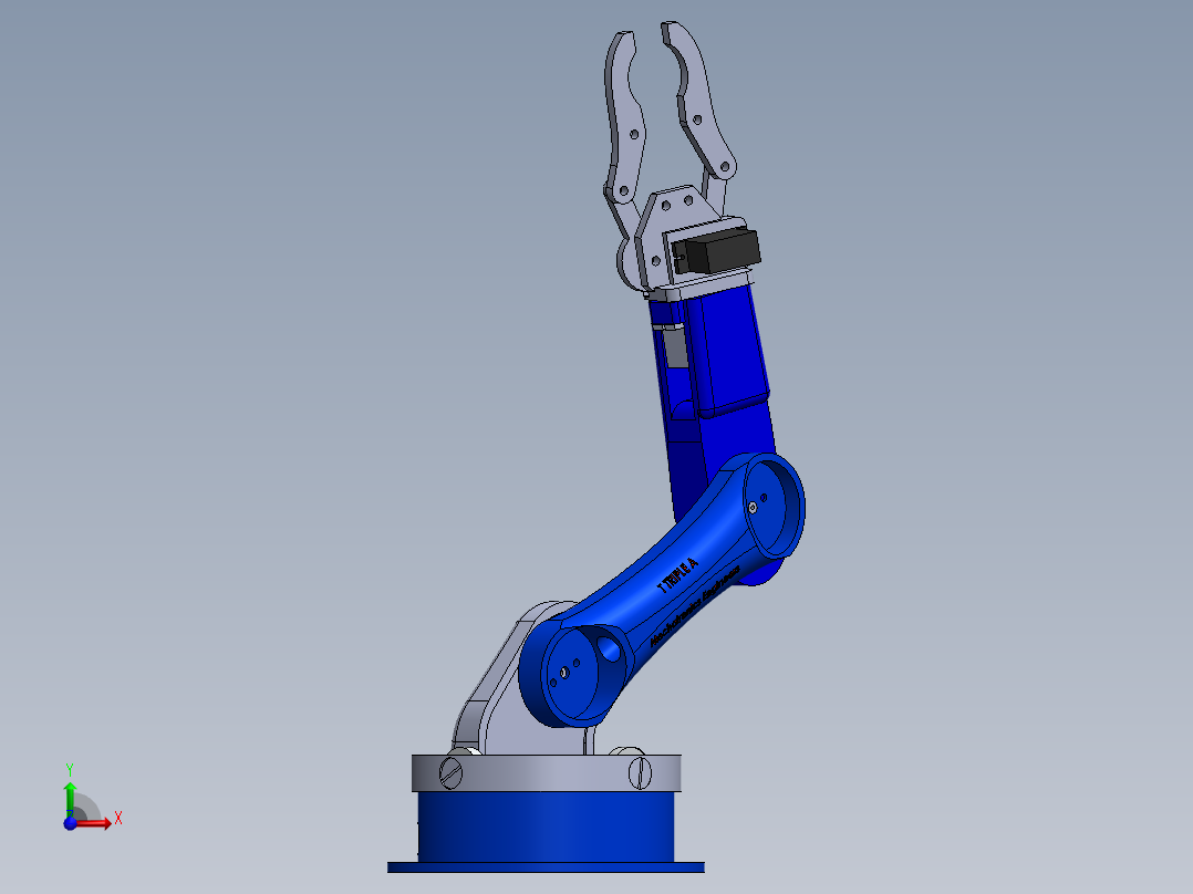 手臂机器人前视图