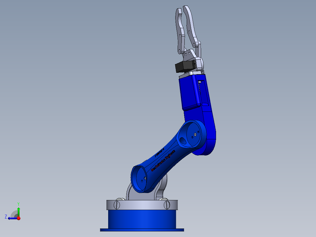 手臂机器人右视图