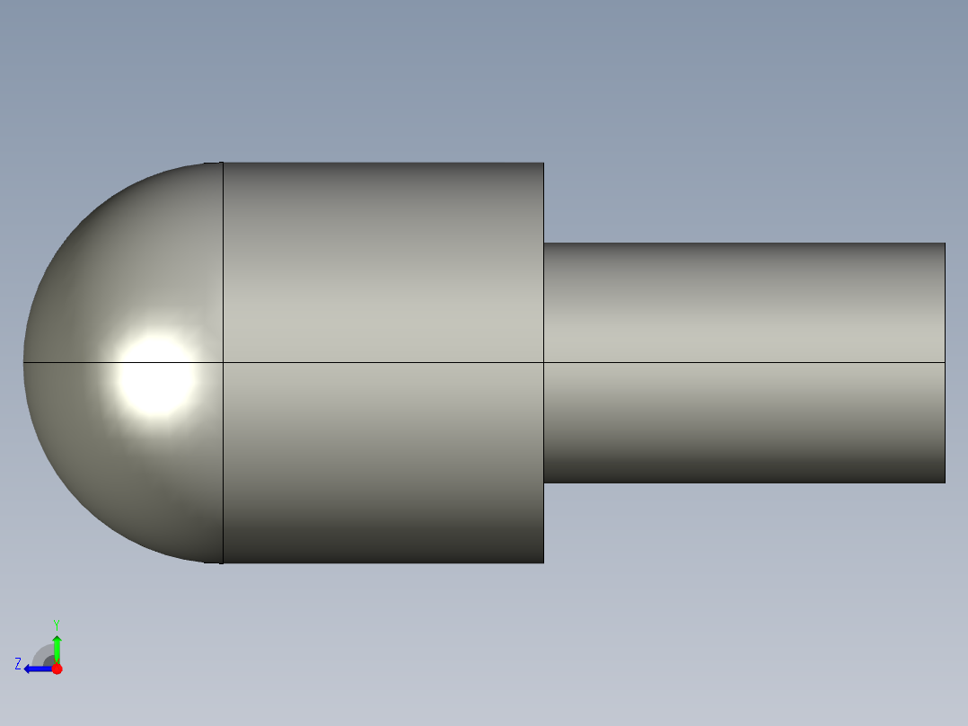 球头销 MISUMI KFQAMH3-P5.00-L5-B4.0右视图