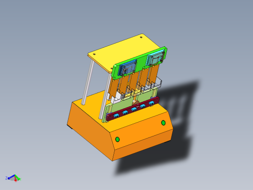 凸轮结构-钢丝绳耐磨测试治具