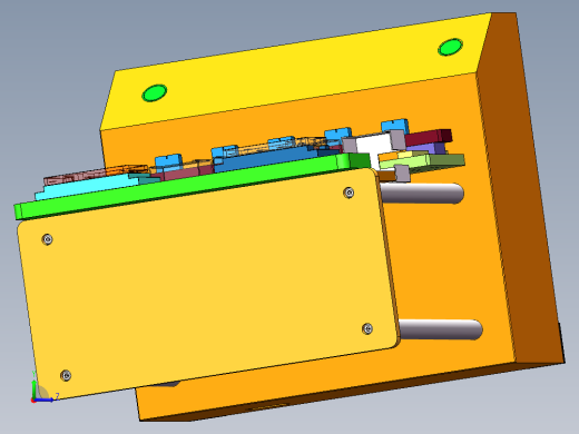 凸轮结构-钢丝绳耐磨测试治具左视缩略图
