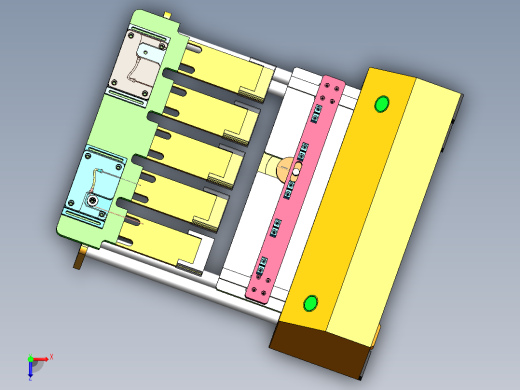 凸轮结构-钢丝绳耐磨测试治具俯视缩略图