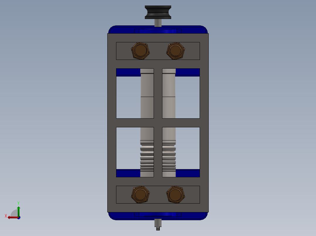 层压板城堡后视图
