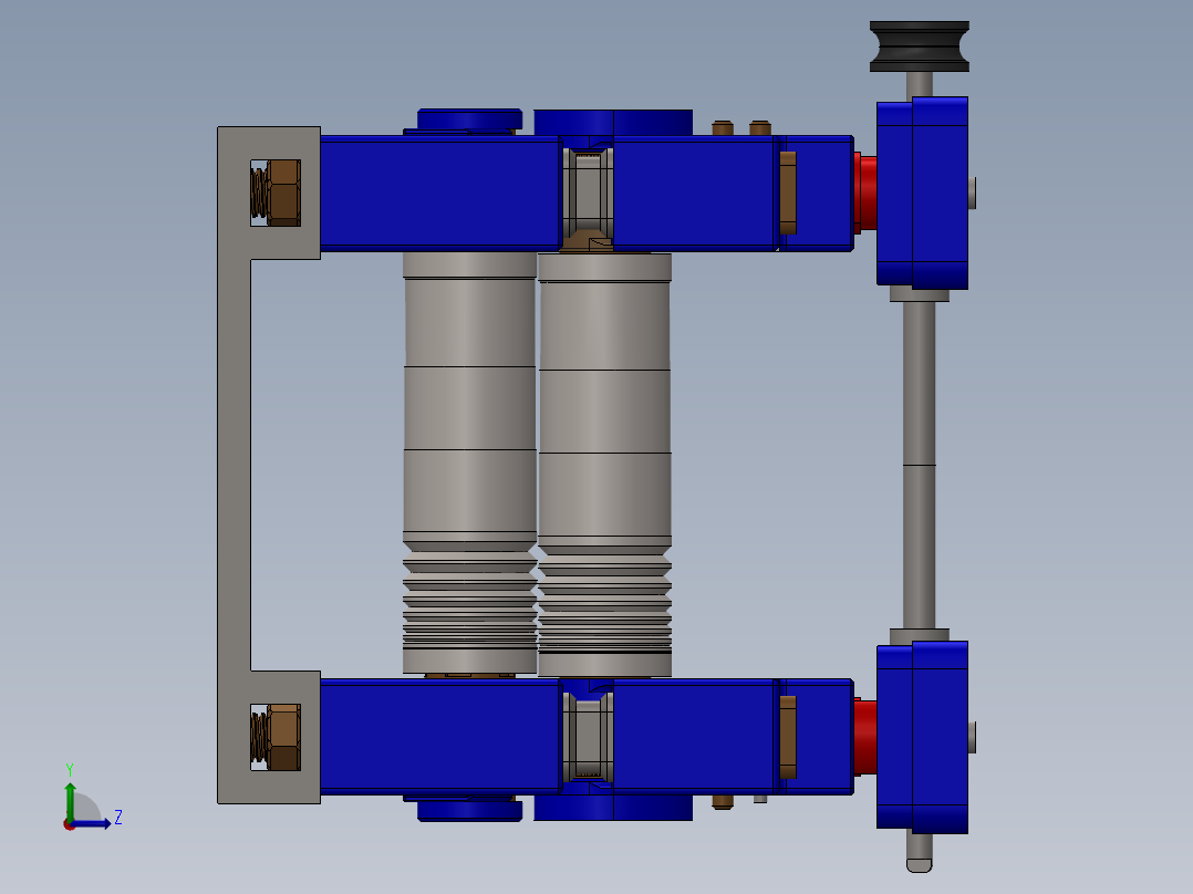 层压板城堡左视图