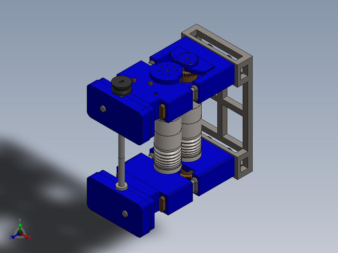 层压板城堡正等轴测图