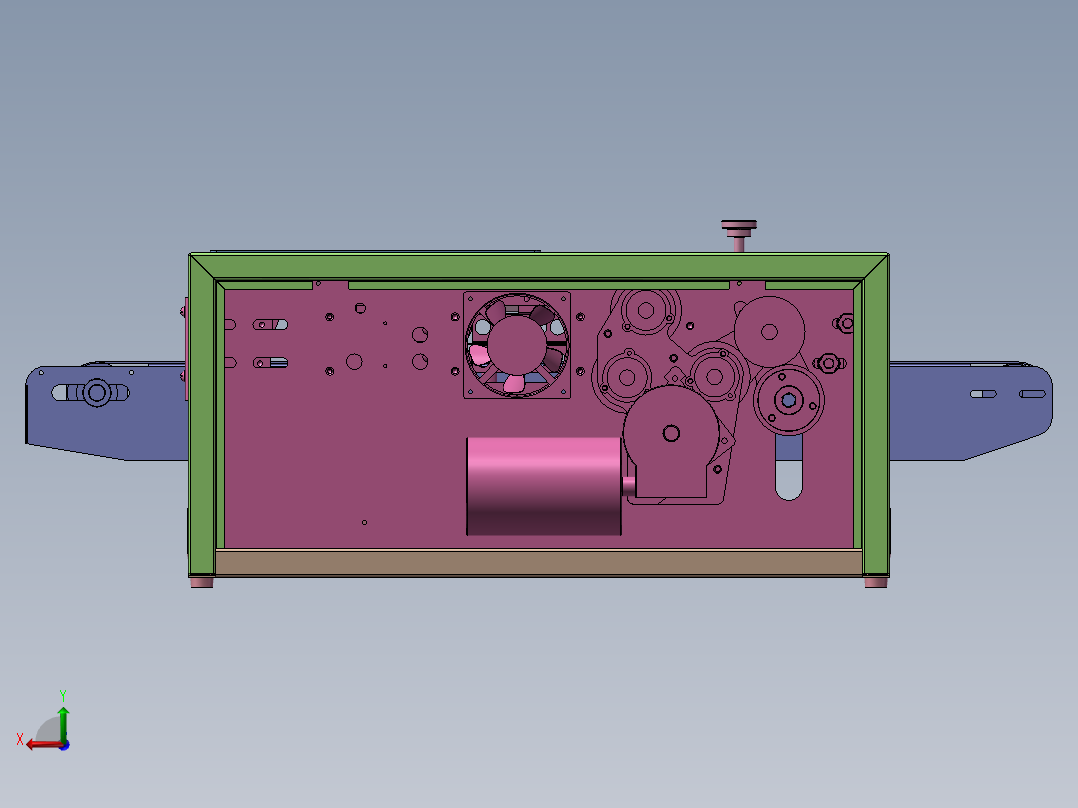 封口机装配体   x_t格式后视图