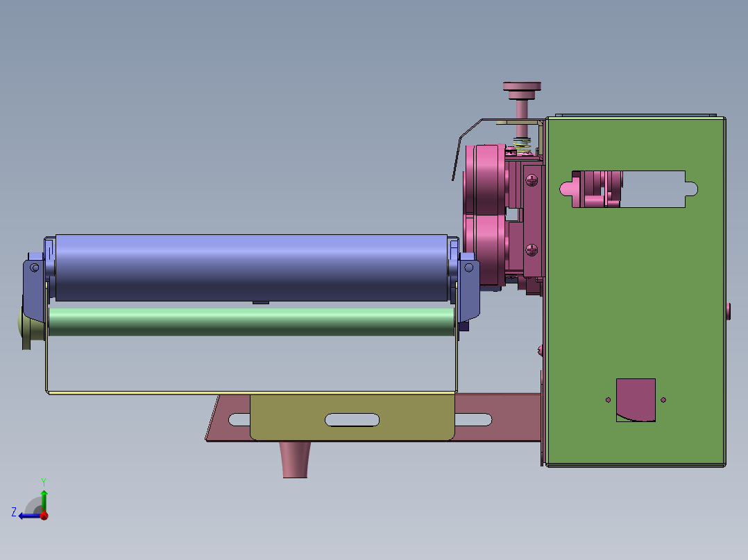 封口机装配体   x_t格式右视图