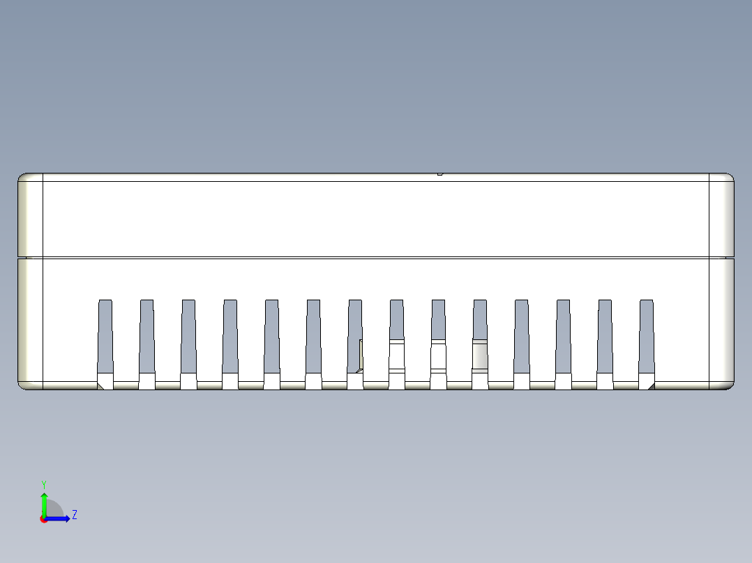 A0003921-白色盒式液晶显示屏 16x2 86x86x26毫米左视图