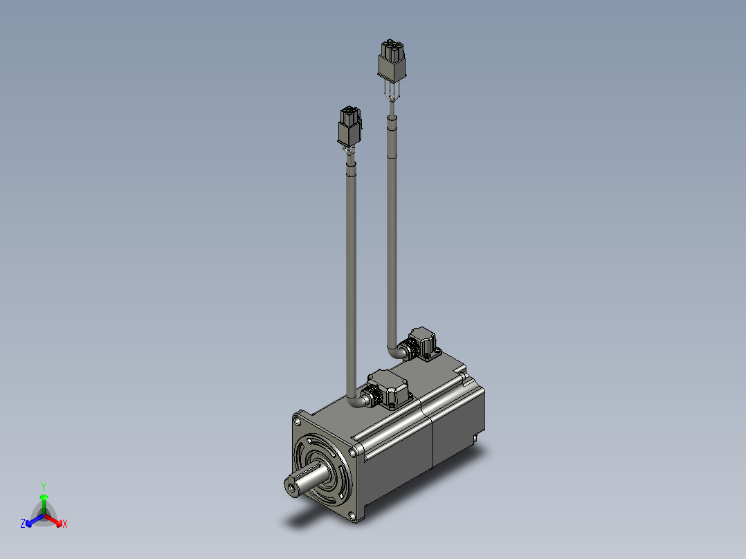 SV-X2MH040A-B2LN-KH正等轴测图