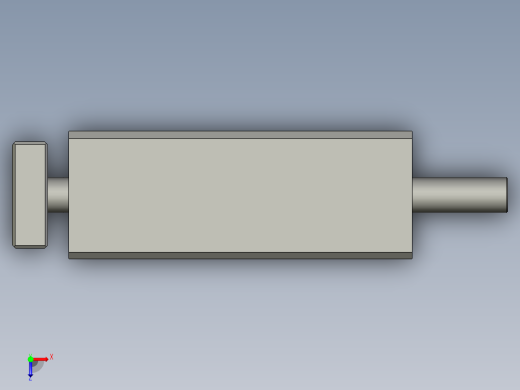 气缸TCL20x60S(0)+(CS1-G-2)俯视缩略图