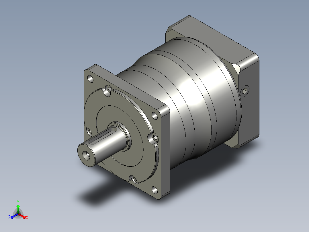 行星减速机PLF85A-L1-10-F2019-70-90-M6主视图