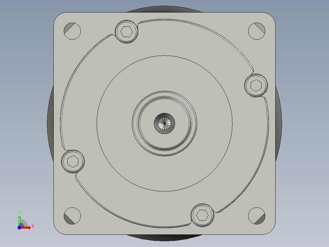 行星减速机PLF85A-L1-10-F2019-70-90-M6前视图