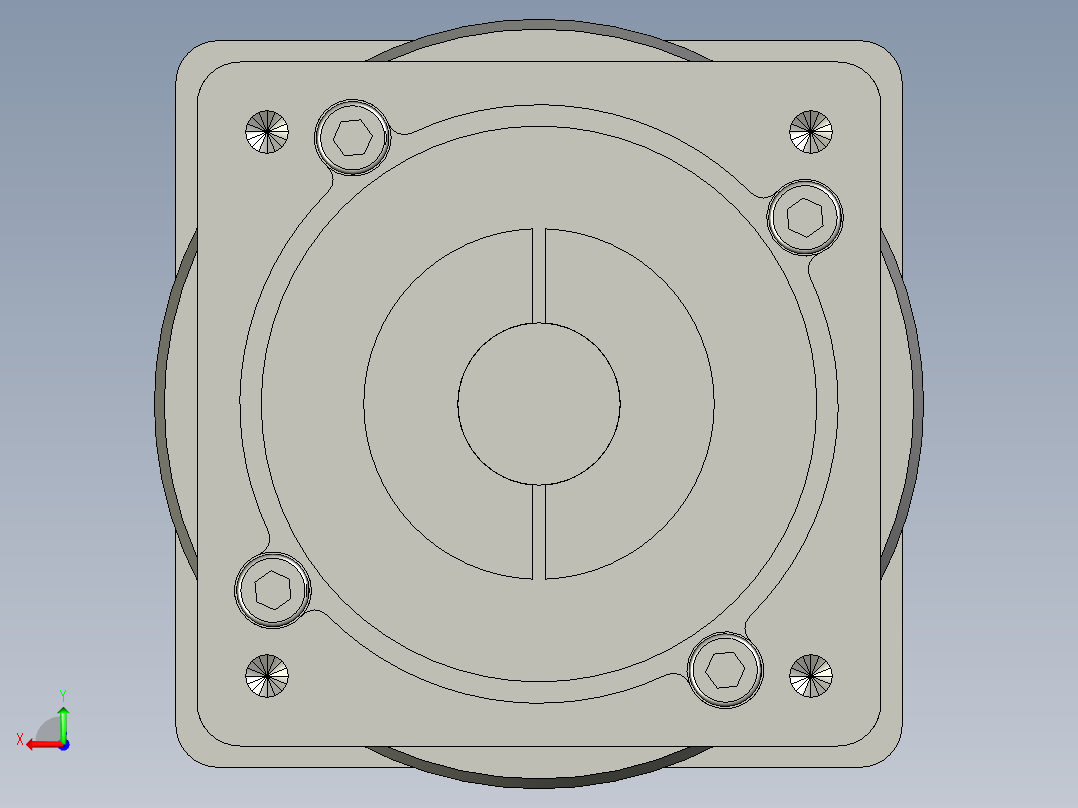 行星减速机PLF85A-L1-10-F2019-70-90-M6后视图