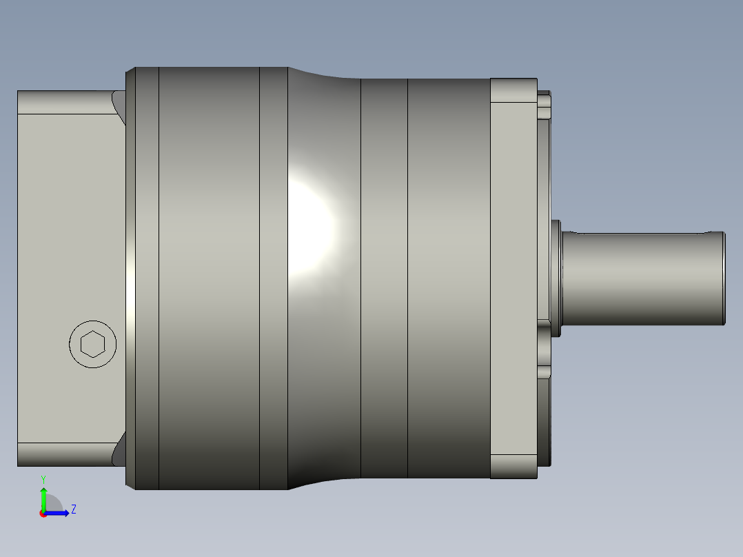 行星减速机PLF85A-L1-10-F2019-70-90-M6左视图
