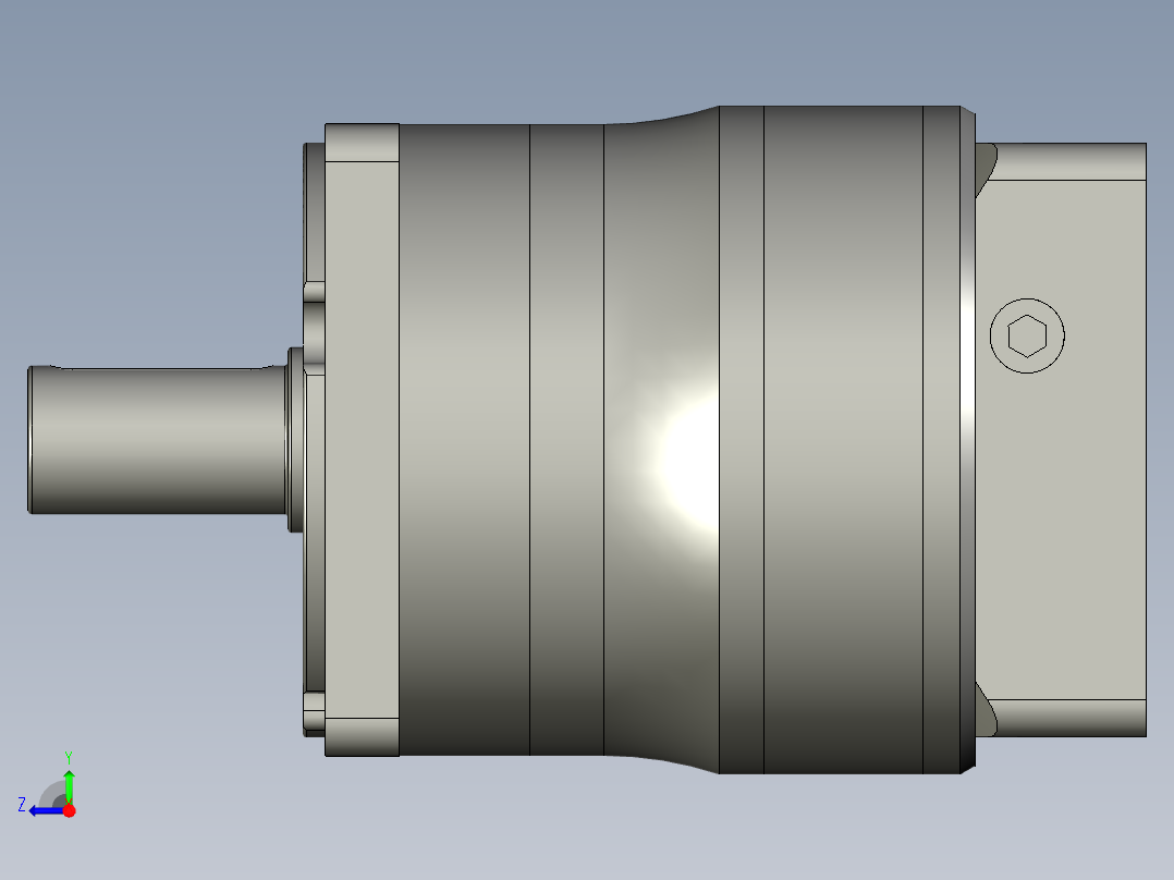 行星减速机PLF85A-L1-10-F2019-70-90-M6右视图