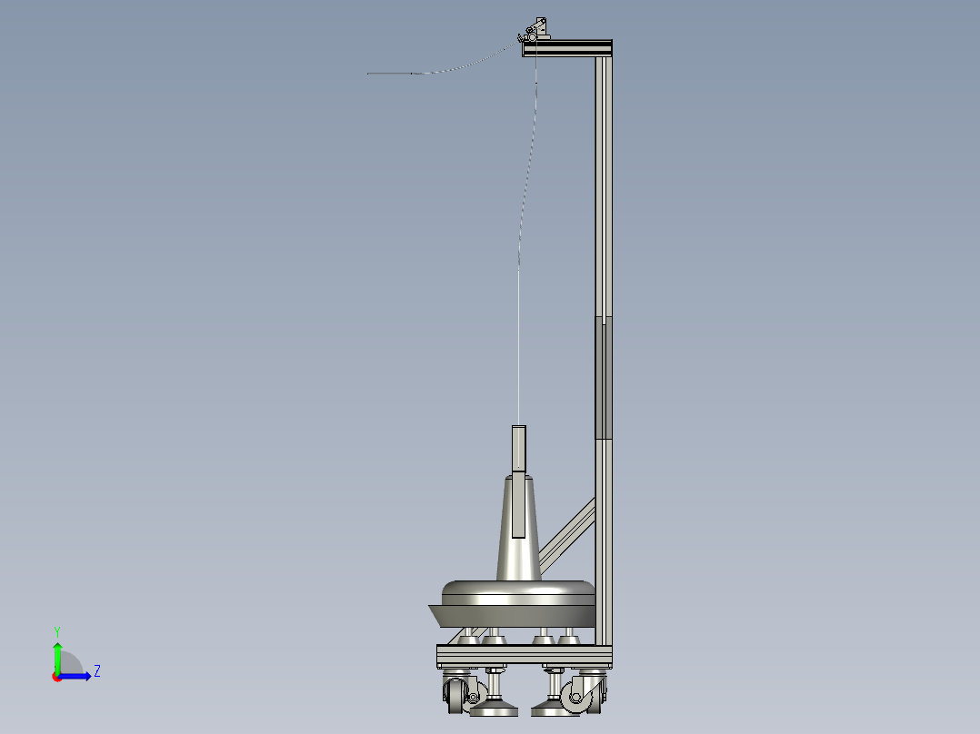 XX05-送线架装配左视图