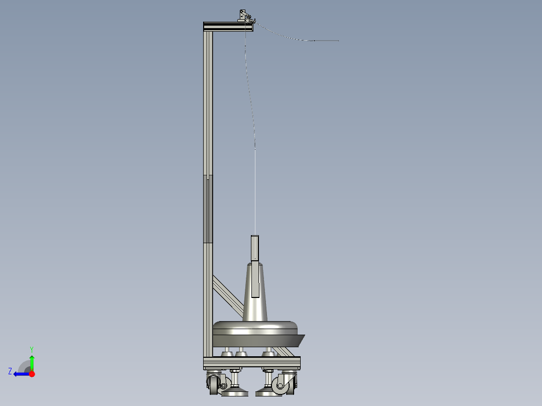 XX05-送线架装配右视图