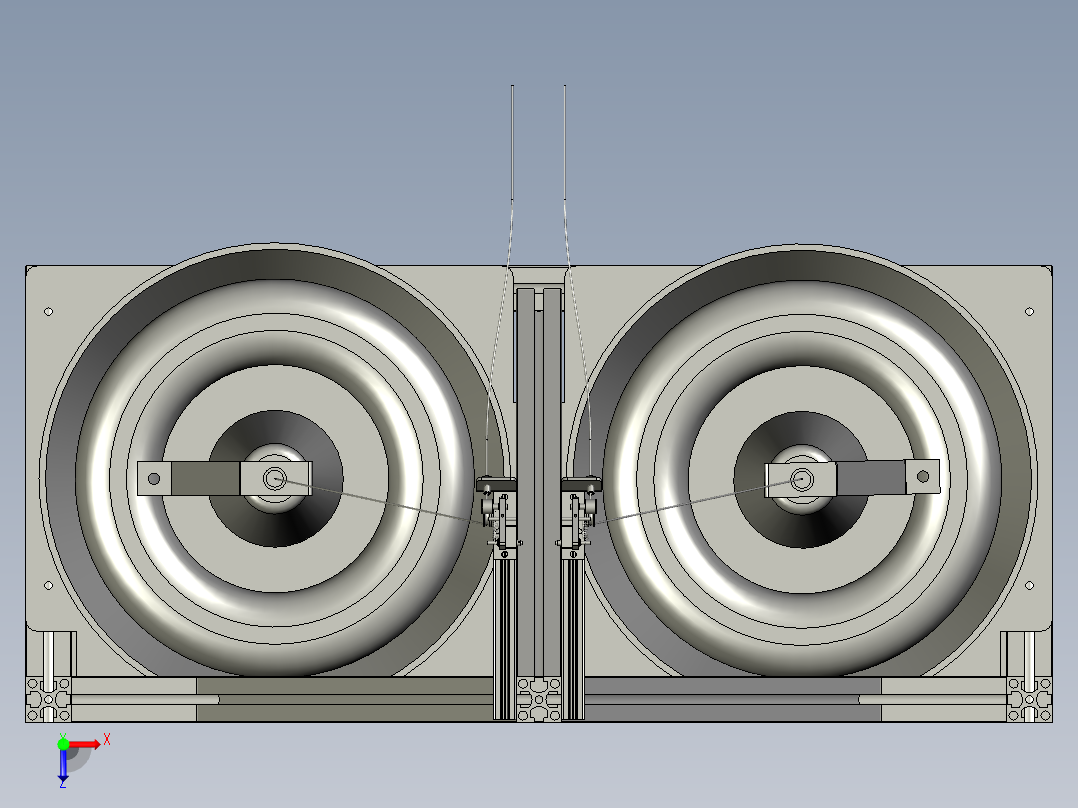 XX05-送线架装配俯视图