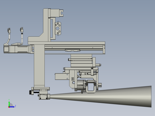 D-UV点胶Z轴装配左视缩略图