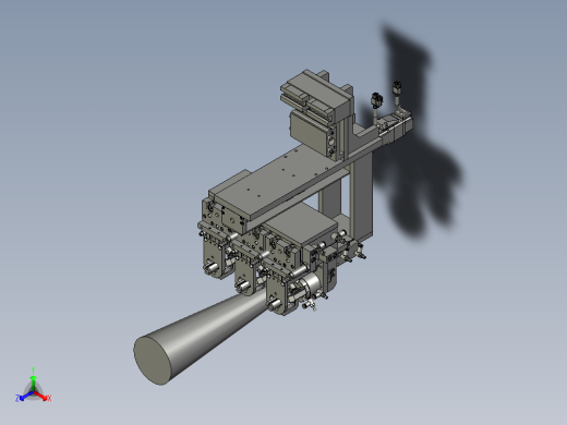 D-UV点胶Z轴装配正等轴测缩略图