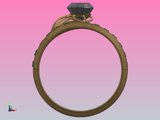 结婚戒指前视缩略图