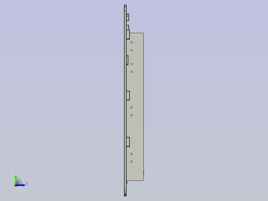 170423A4-产品托盘组件(玻纤)左视图