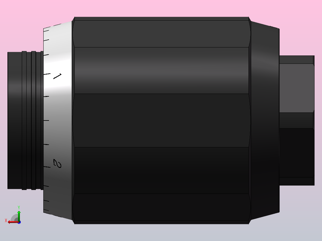 MG-MK25 单向节流阀后视图