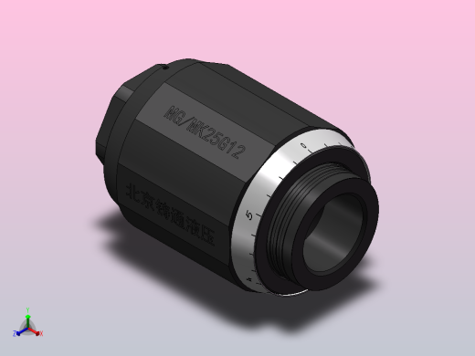 MG-MK25 单向节流阀正等轴测缩略图