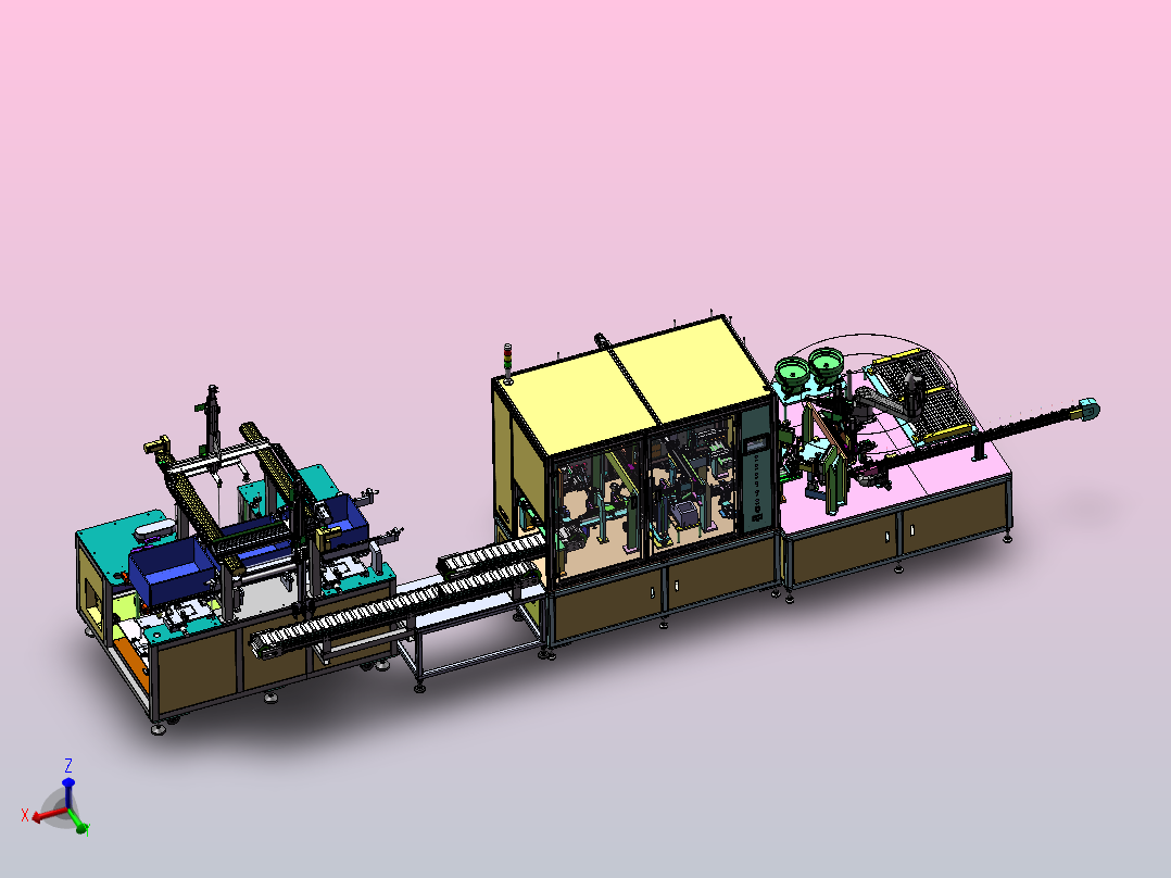 电子探温针组装机主视图