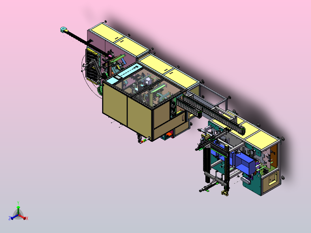 电子探温针组装机正等轴测图