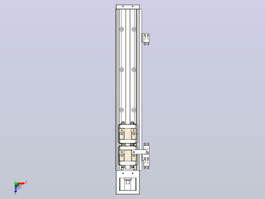 KK60-400S2-F0 模组 S2短滑座 KK60-S2-F0 替换上银俯视缩略图