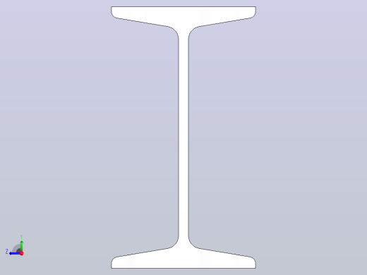 16#热轧工字钢2.22m.SLDPRT右视缩略图