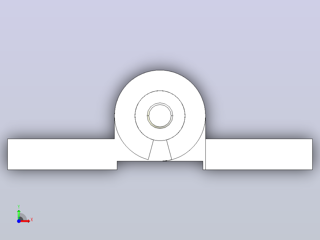 TFA6636-3722、TFA4748-3032 固定型铝合金合页-腰孔型[TFA6636-3722]前视图