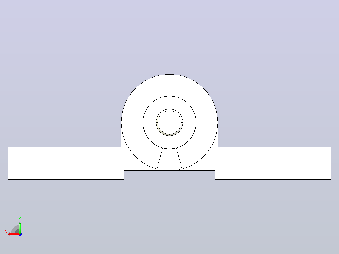 TFA6636-3722、TFA4748-3032 固定型铝合金合页-腰孔型[TFA6636-3722]后视图