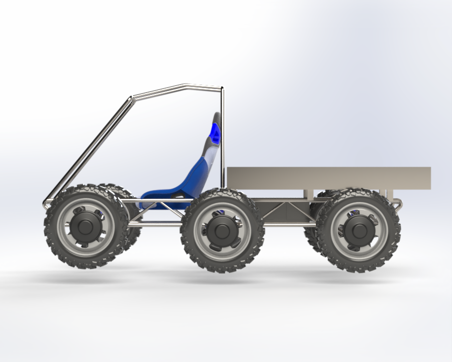 6-wheel六轮驱动越野型电动卡丁车结构