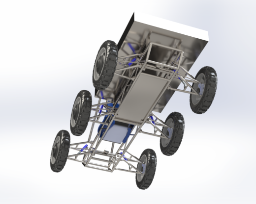 6-wheel六轮驱动越野型电动卡丁车结构缩略图