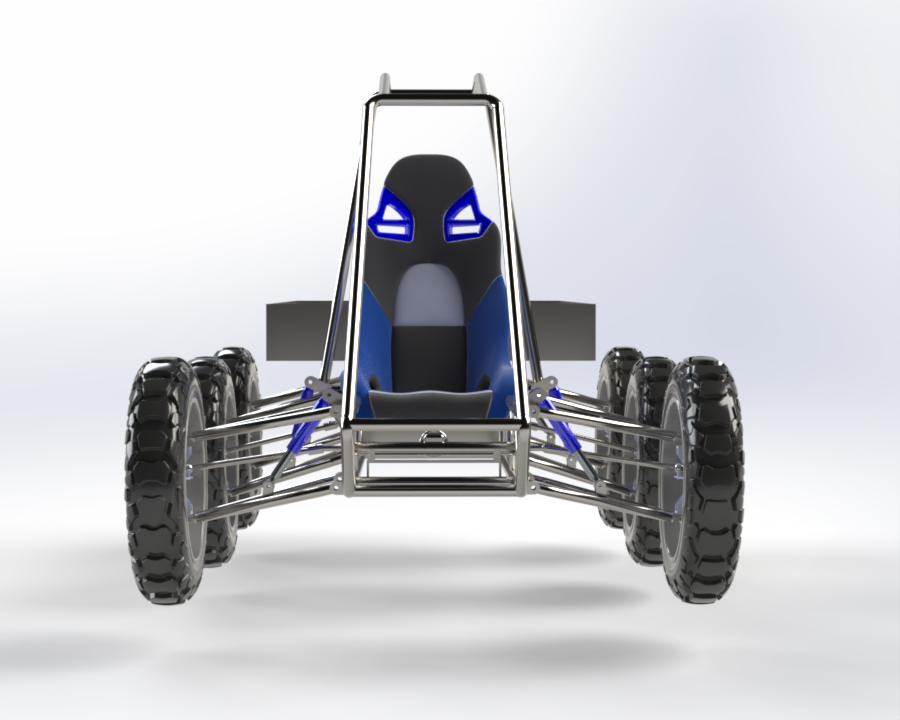 6-wheel六轮驱动越野型电动卡丁车结构
